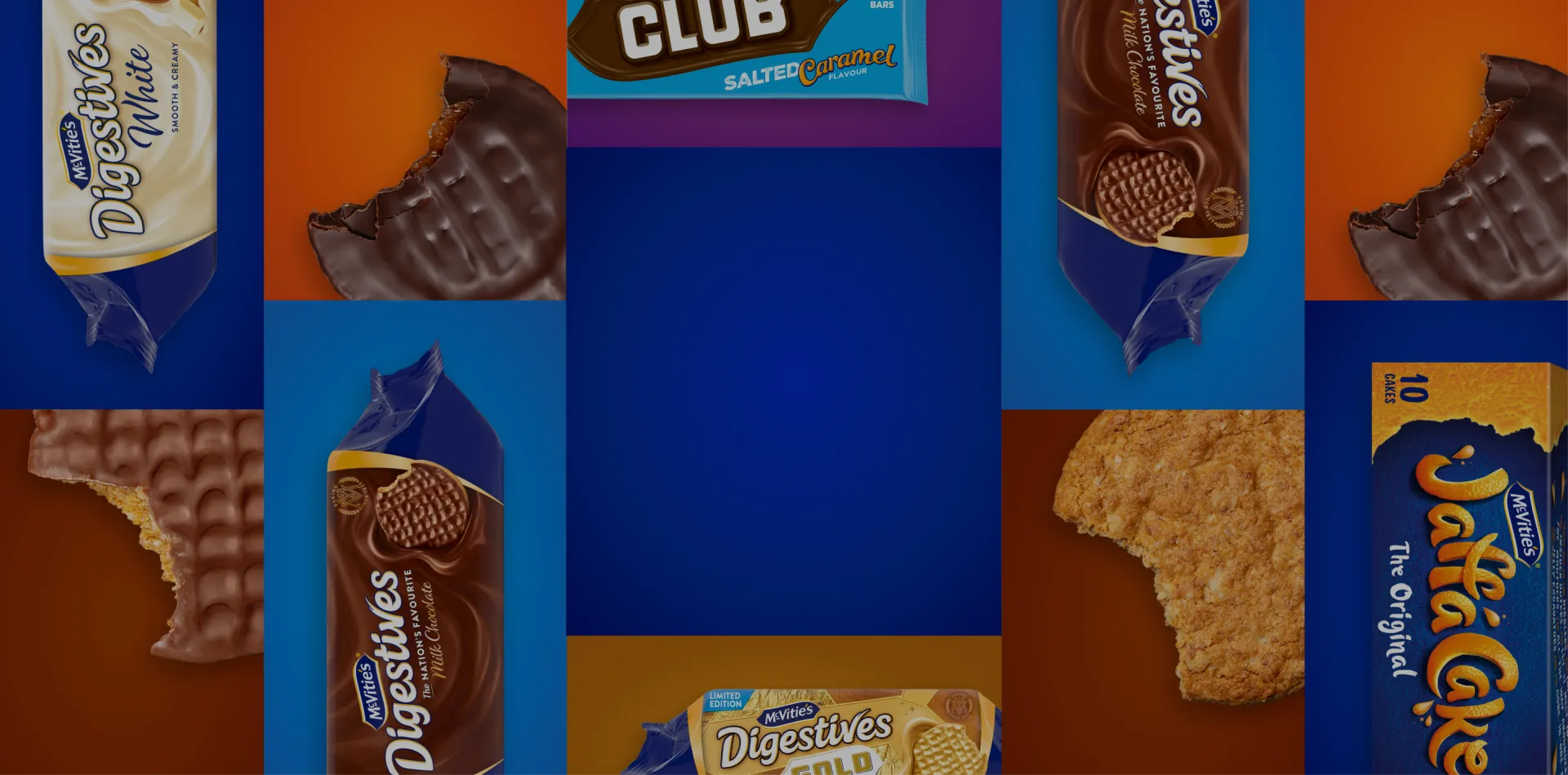 Assortment of McVitie’s products