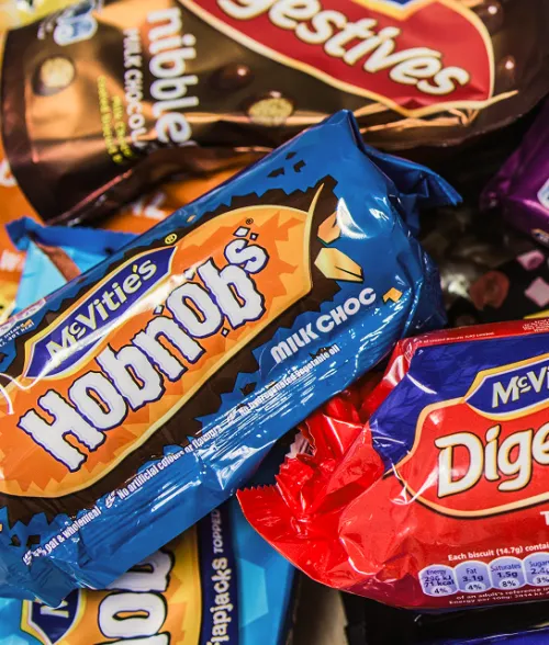 Assortment of McVitie’s products
