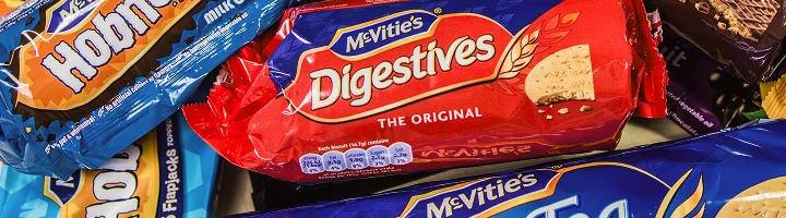 Assortment of McVitie’s products