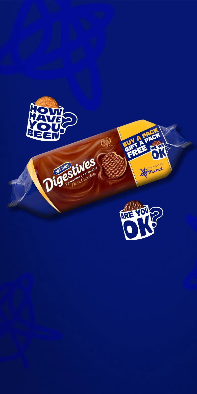 McVitie's Milk Chocolate Digestives Mind promotion